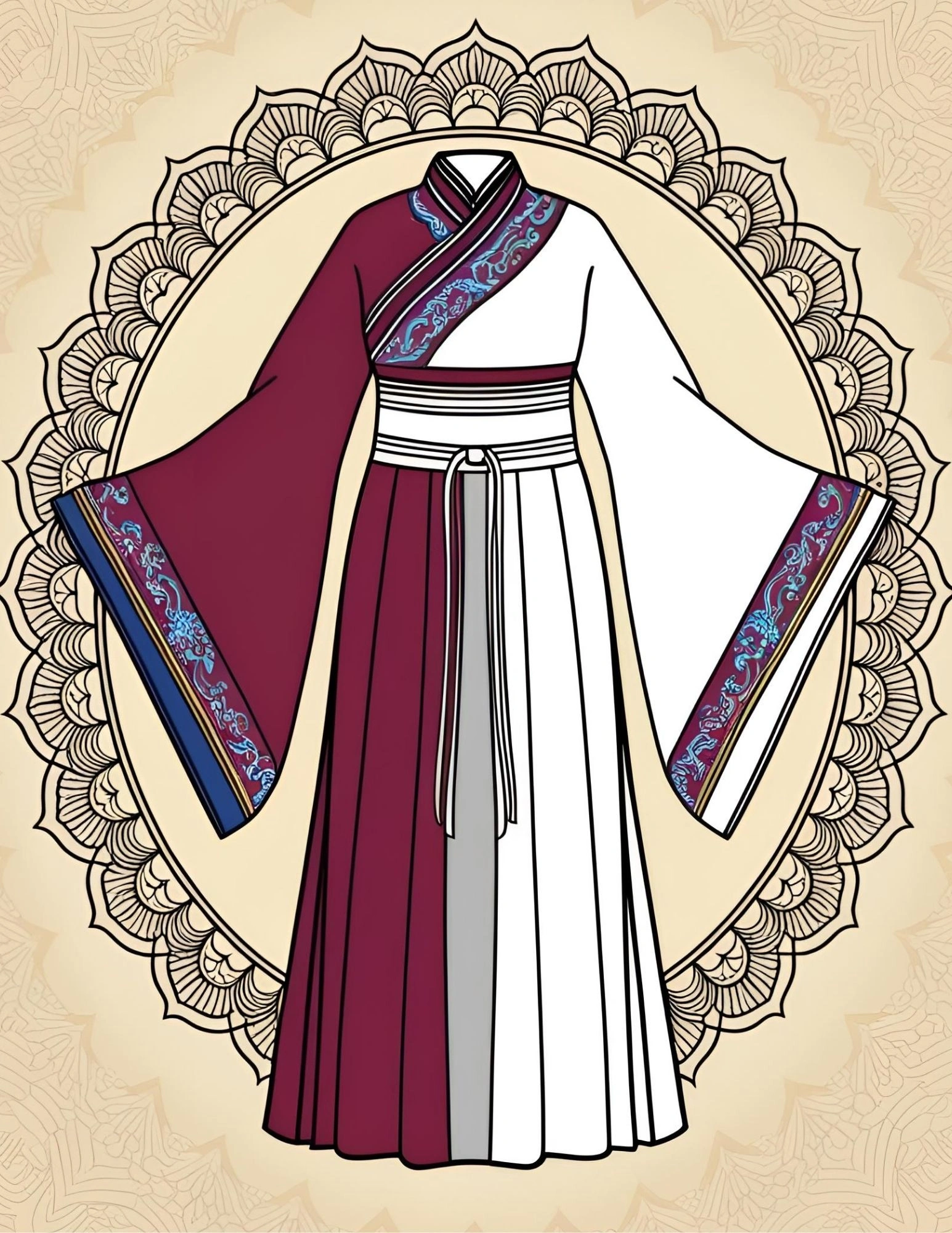 Ancient Hanfu Mandalas