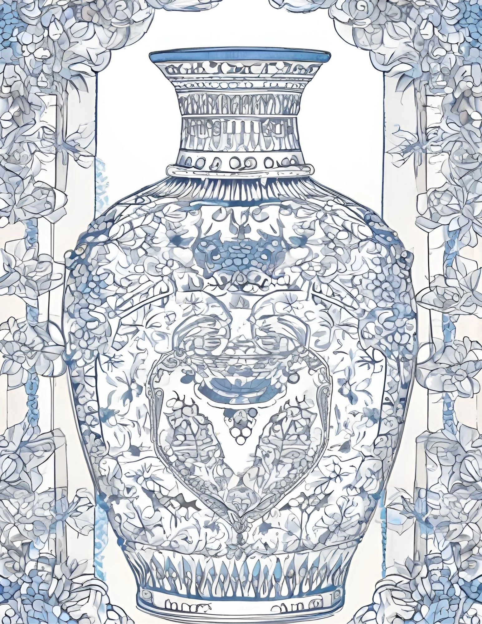 104 Chinese Porcelain Mandalas