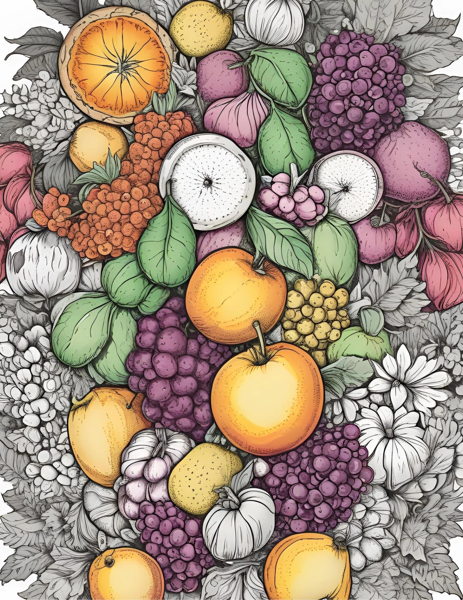 100 Fruit Mandalas