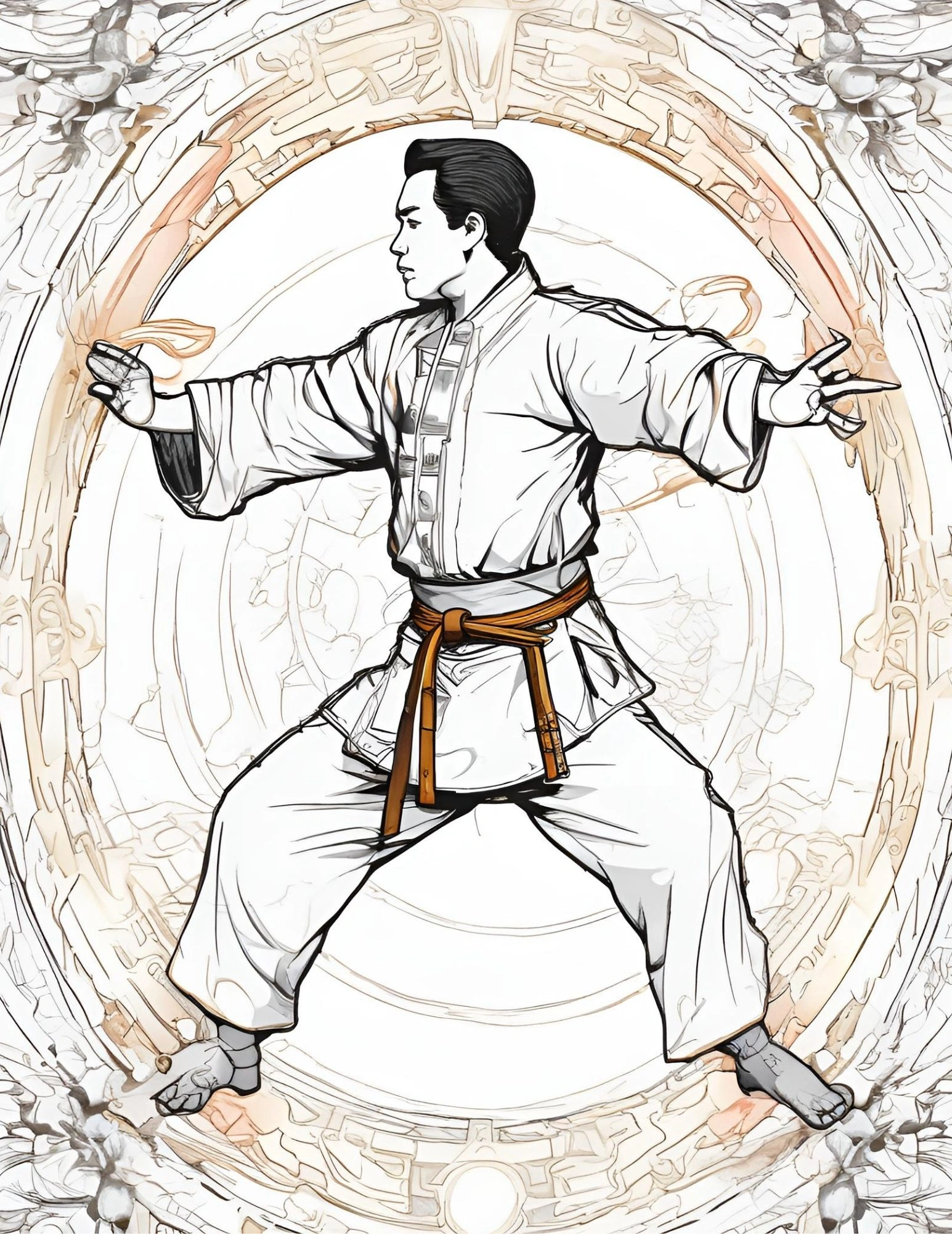 100 Kung Fu Mandalas