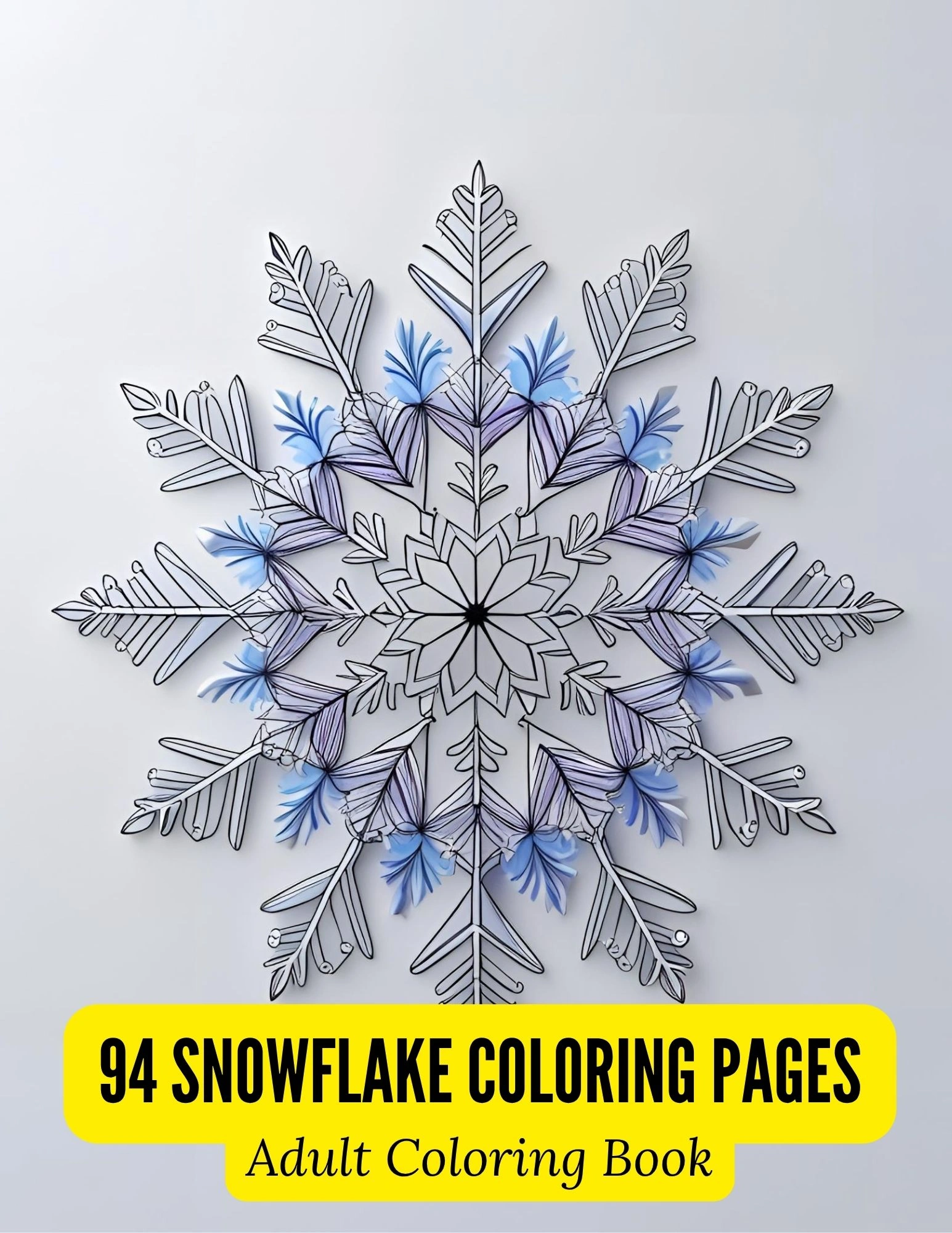 Snowflake Coloring Book
