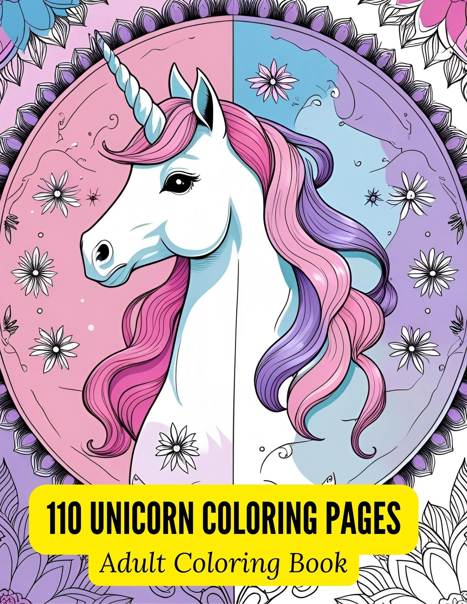 Majestic Unicorn Coloring Book