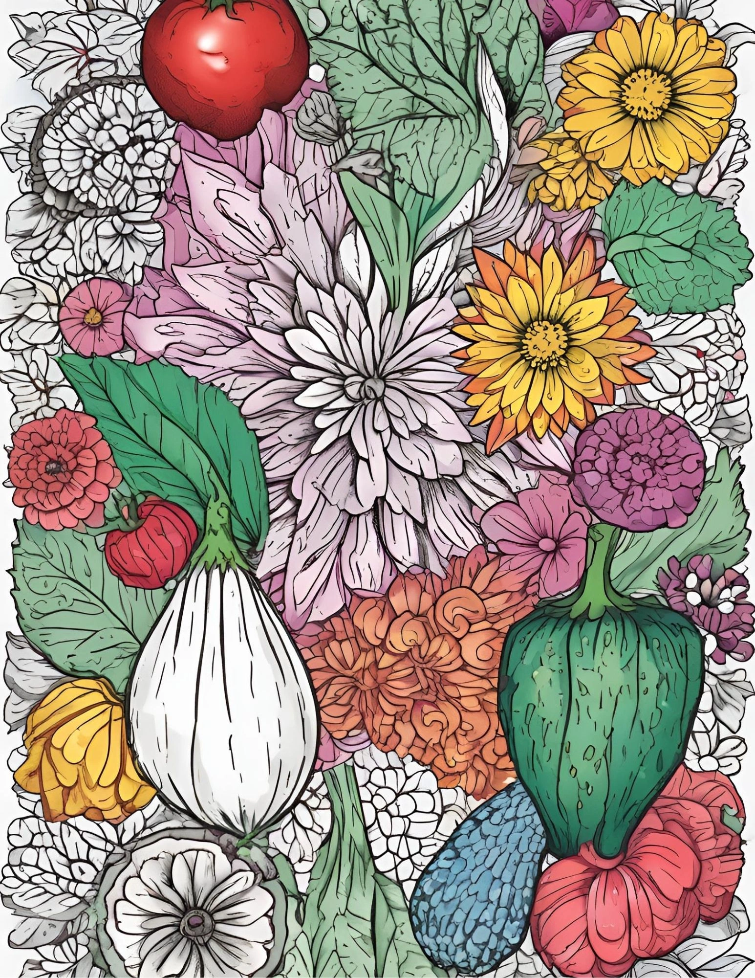 88 Vegetable Mandalas